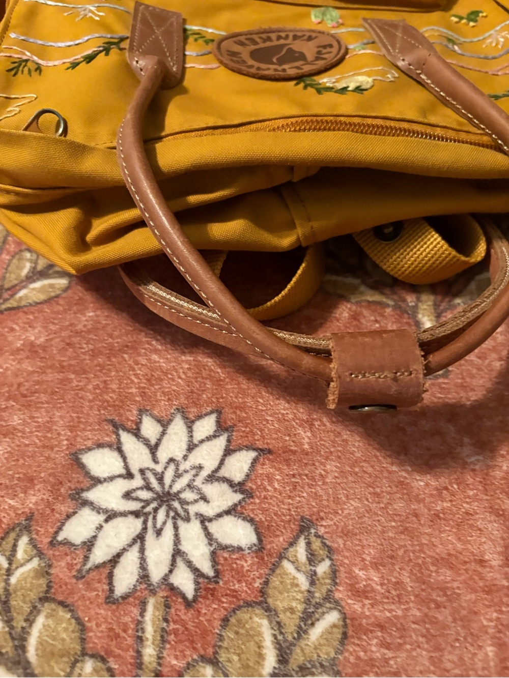 Kånken No 2 Acorn Sedona Embroidered Backpack - Picture 6 of 9